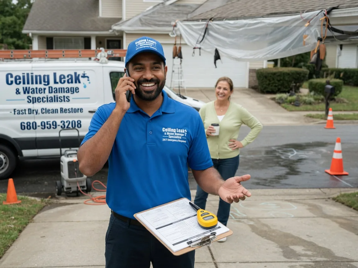 Ceiling Leak Cleanup Wheatland, WY FAQs